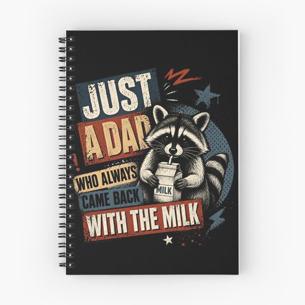 Item preview, Just A Dad Who Always Came Back With The Milk Fatherhood Humor Gift designed and sold by RetroMini2026.