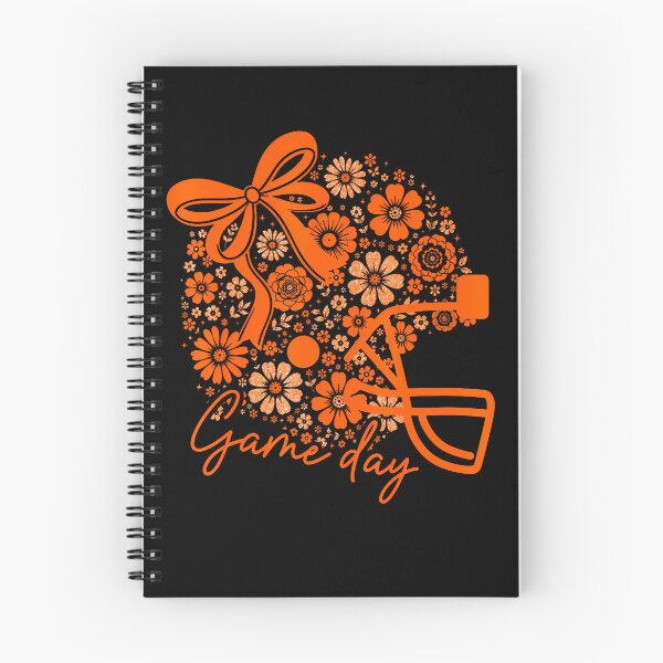 Item preview, Floral Football Game Day Girly Touchdown Team Spirit Orange designed and sold by OddityVault.