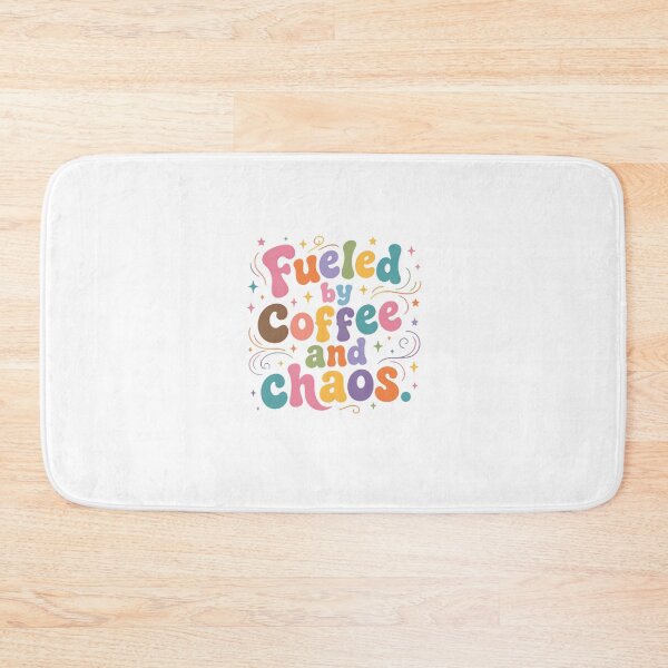 Item preview, Fueled By Coffee And Chaos Coffee Lover Caffeine Addict Daily Chaos Humor designed and sold by SkeletonsDanger.