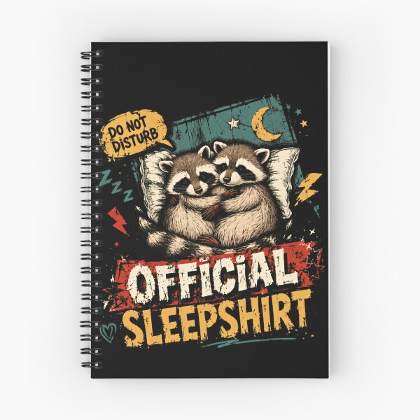Item preview, Do Not Disturb Official Sleepshirt Raccoon Sleep Lover Resting Animal designed and sold by RetroMini2026.