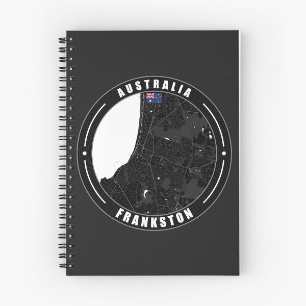 Item preview, Frankston Australia City Map  designed and sold by Thistle-TShop.