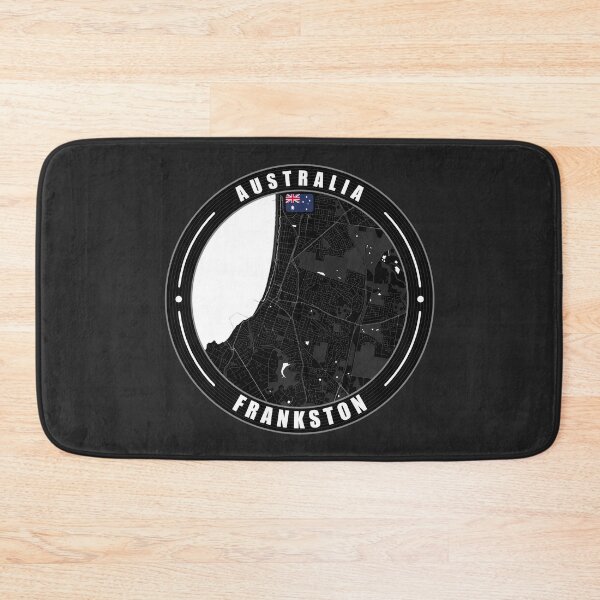 Item preview, Frankston Australia City Map  designed and sold by Thistle-TShop.