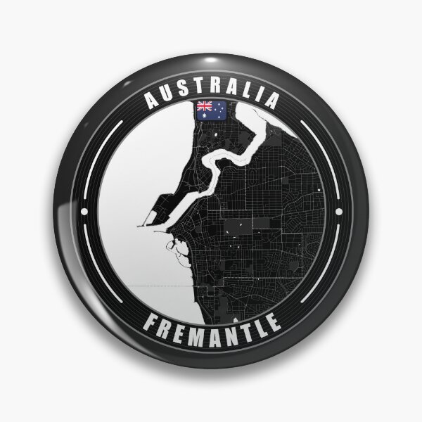 Item preview, Fremantle Australia City Map  designed and sold by Thistle-TShop.