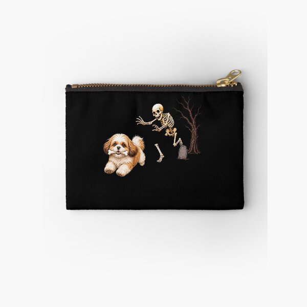 Item preview, Funny Shih Tzu Skeleton And Halloween designed and sold by Pider-Vampire.