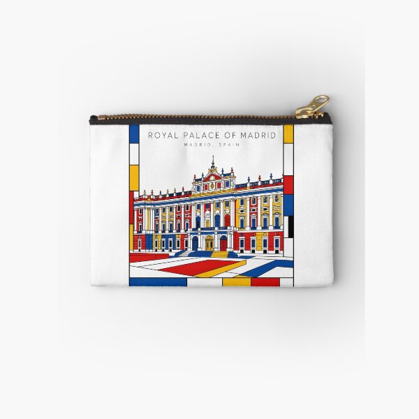 Item preview, Royal Palace of Madrid Spain Mondrian Style 3D Poster designed and sold by CMYKStudio.