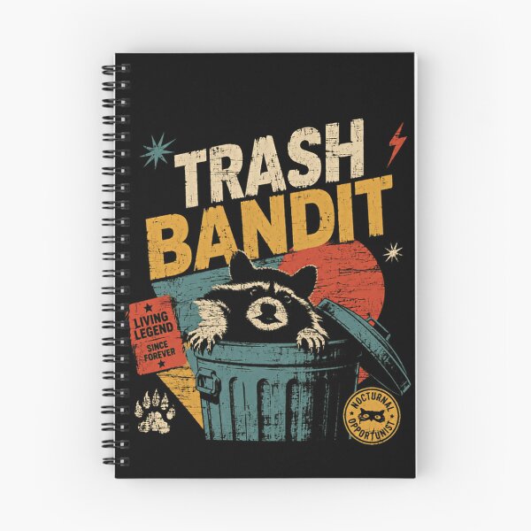Item preview, Trash Bandit Raccoon Animal Lover Wildlife Fan designed and sold by RetroMini2026.