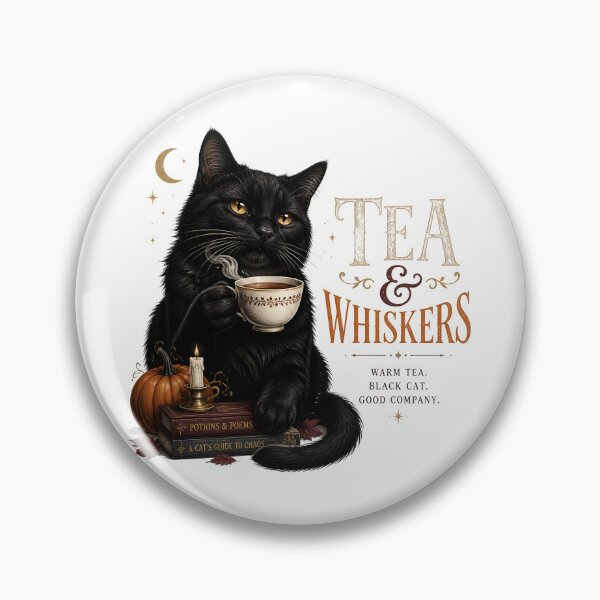 Item preview, Tea & Whiskers Gothic Storybook Poster Halloween designed and sold by RoyesButler.