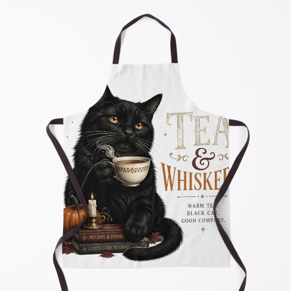 Item preview, Tea & Whiskers Gothic Storybook Poster Halloween designed and sold by RoyesButler.
