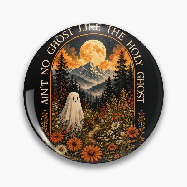 Item preview, Ain'T No Ghost Like The Holy Ghost Floral Forest Halloween designed and sold by Glitch-Critters.