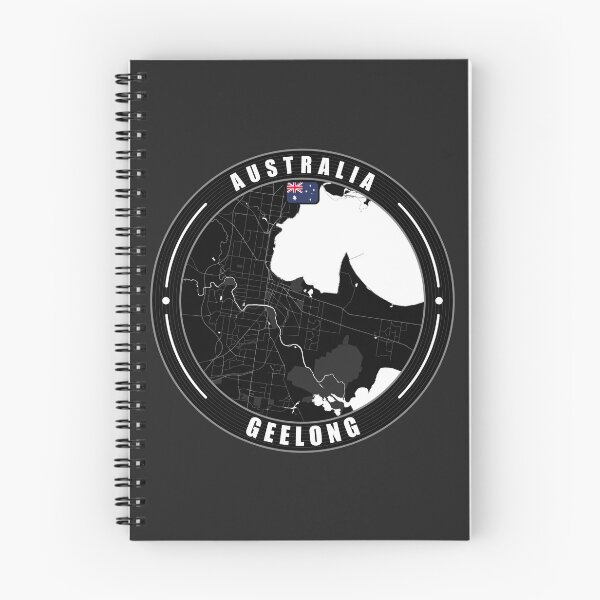 Item preview, Geelong Australia City Map  designed and sold by Thistle-TShop.