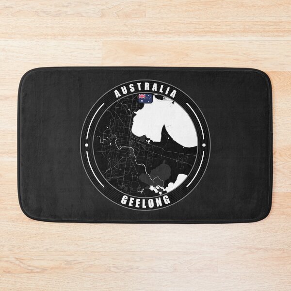 Item preview, Geelong Australia City Map  designed and sold by Thistle-TShop.