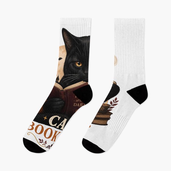 Item preview, Cafe Book Club Cat Gothic Storybook Poster Halloween designed and sold by RoyesButler.