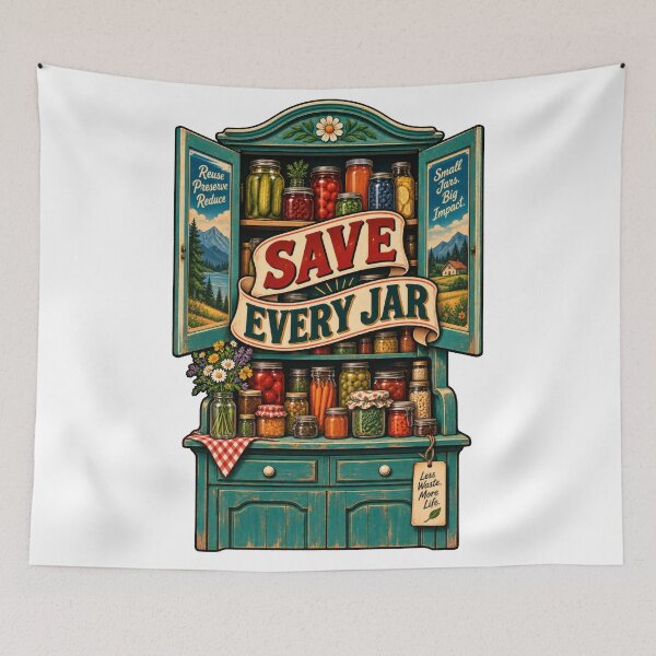 Item preview, Save Every Jar Vintage Balkan Household Humor designed and sold by OfficialBalkan.