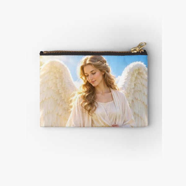 Item preview, Guardian Angel in Wildflower Meadow Catholic Gift designed and sold by LTcatholics.