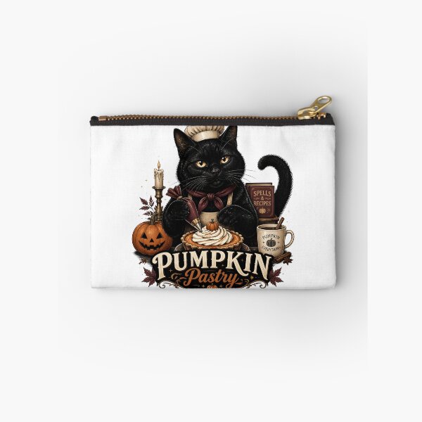 Item preview, Pumpkin Pastry Cat Vintage Halloween Label Halloween designed and sold by RoyesButler.