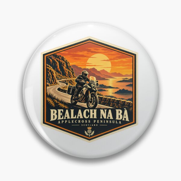 Item preview, Bealach Na Bà Applecross Peninsula Scotland Motorcycle Rider Scenic Route Biker Gift designed and sold by Simsimah26Parks.