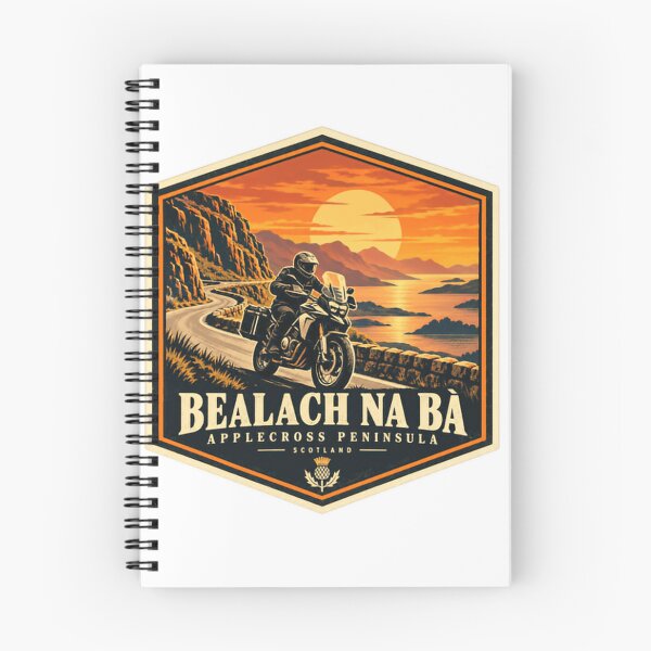 Item preview, Bealach Na Bà Applecross Peninsula Scotland Motorcycle Rider Scenic Route Biker Gift designed and sold by Simsimah26Parks.