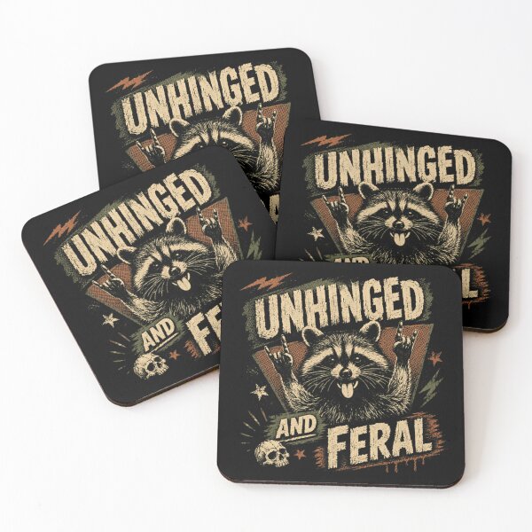Item preview, Unhinged And Feral Raccoon Wild Animal Lover designed and sold by RetroMini2026.
