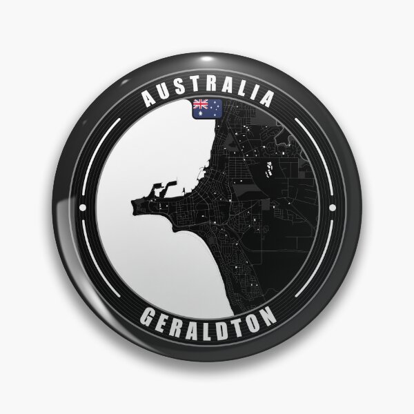 Item preview, Geraldton Australia City Map  designed and sold by Thistle-TShop.