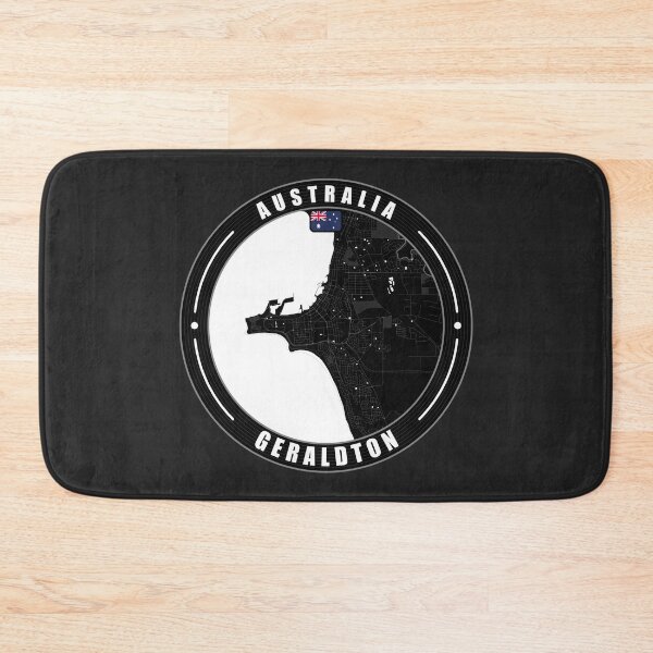 Item preview, Geraldton Australia City Map  designed and sold by Thistle-TShop.