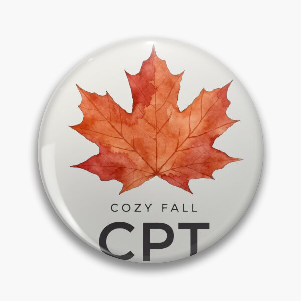 Item preview, Cozy Fall CPT - Minimalist Watercolor Maple Leaf Medical Coder Sticker designed and sold by BlackAndBrown.