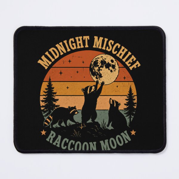 Item preview, Midnight Mischief Raccoon Moon Wildlife Animal Lover Nocturnal designed and sold by JonesFlora2025.