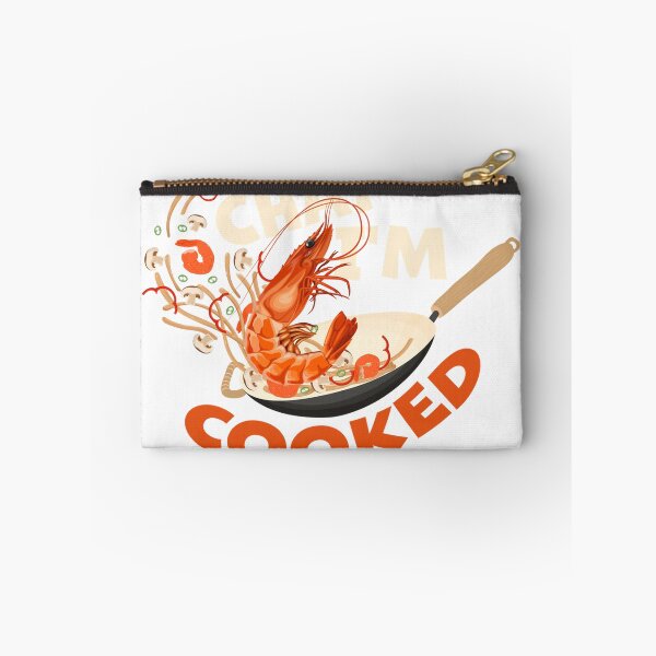 Item preview, Chat I’m Cooked Funny Shrimp Stir Fry Design Performance T-Shirt designed and sold by Magoya Store ⭐⭐⭐⭐⭐.