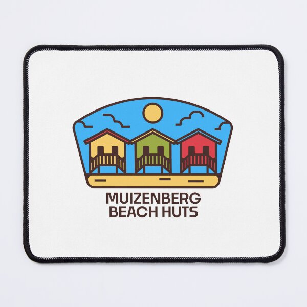 Item preview, Muizenberg Beach Huts South Africa Travel Landmark Vacation Souvenir designed and sold by Star3NowForMe.