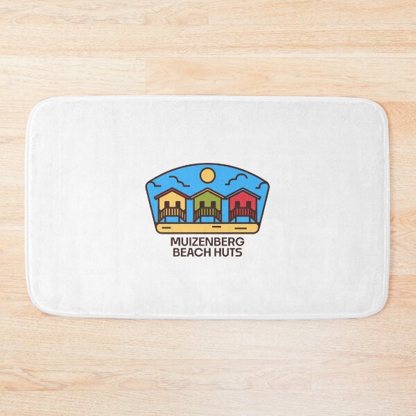 Item preview, Muizenberg Beach Huts South Africa Travel Landmark Vacation Souvenir designed and sold by Star3NowForMe.