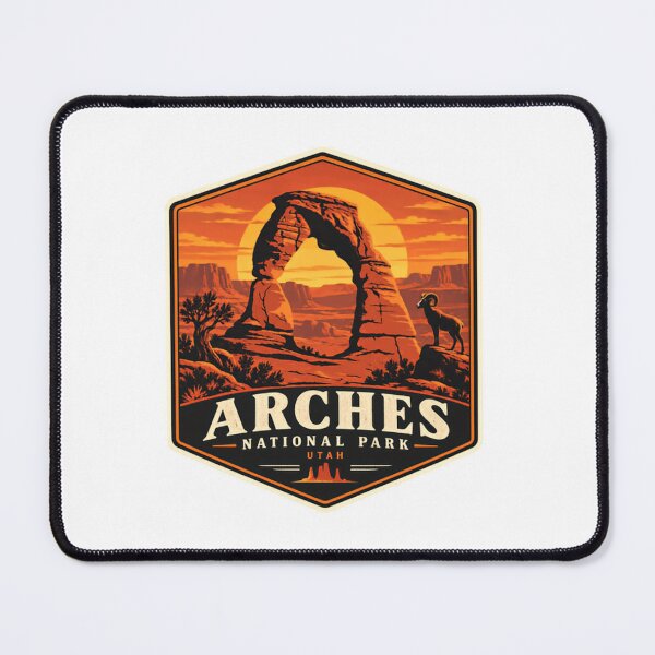 Item preview, Arches National Park Utah National Park Travel Outdoors Hiker Souvenir designed and sold by Simsimah26Parks.