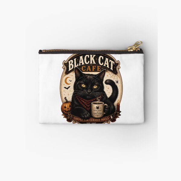 Item preview, Black Cat Cafe Regular Gothic Storybook Poster Halloween designed and sold by RoyesButler.