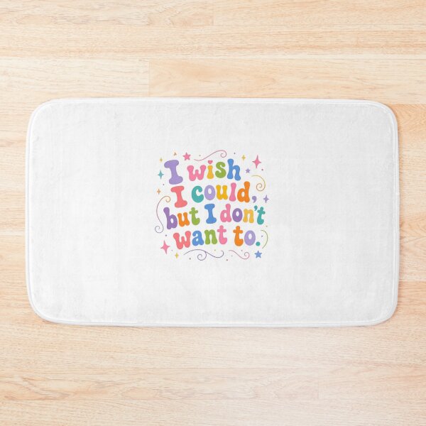 Item preview, I Wish I Could, But I Don't Want To Sarcastic Introvert Humor Quote designed and sold by SkeletonsDanger.