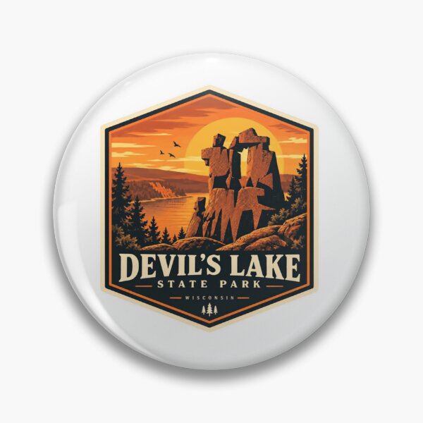 Item preview, Devil's Lake State Park Wisconsin Travel Hiking Camping Outdoors designed and sold by Simsimah26Parks.