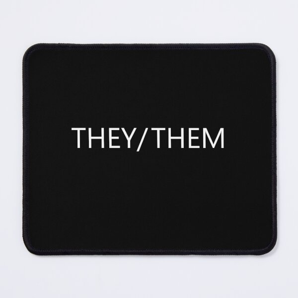 Item preview, They Them Gender Pronoun Modern Identity Gift designed and sold by Say It With Ink.