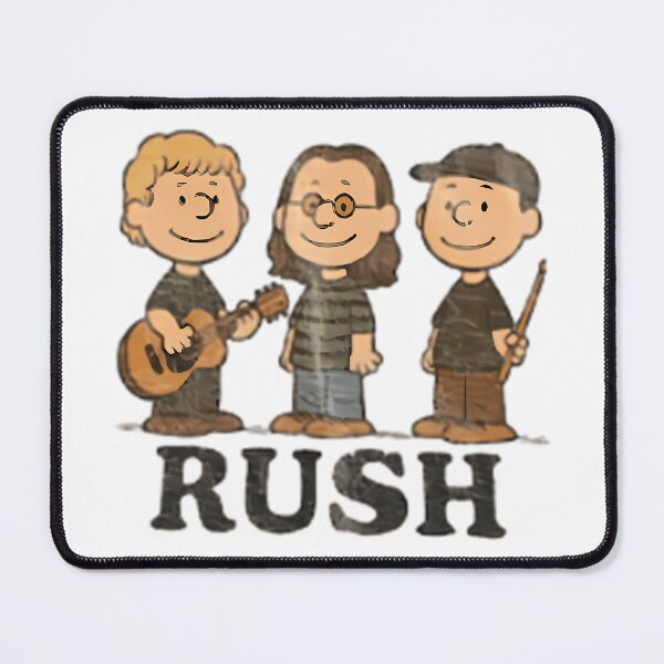 Item preview, Rush Band Peanuts Style Baby Tee Vintage Rock Band Tee Cartoon Rush Fan Girl designed and sold by MissAshtyn.
