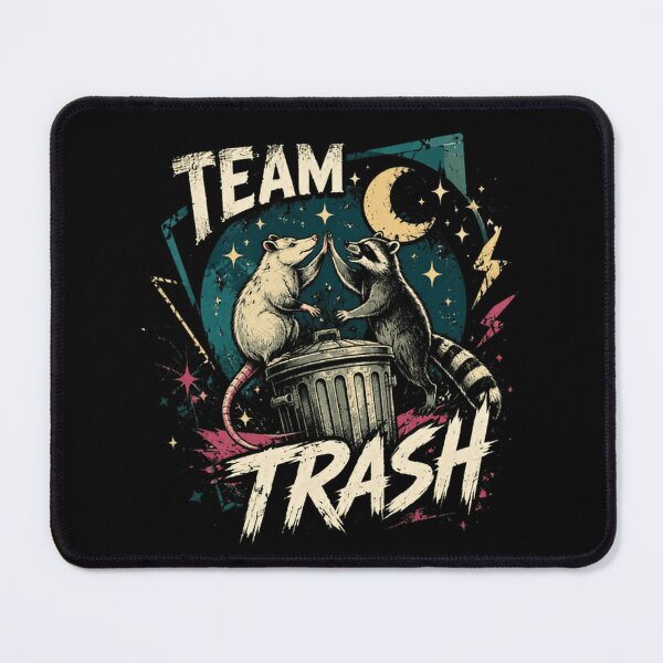 Item preview, Team Trash Opossum Raccoon Funny Urban Wildlife Animal designed and sold by JonesFlora2025.