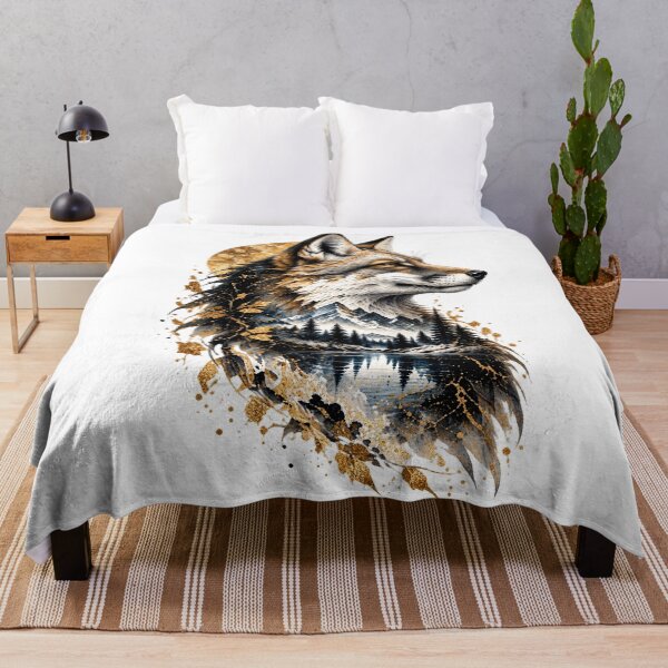 Item preview, Fox at the Mountain Lake | Fox Alpine Lake Art | Norvian designed and sold by Norvian.