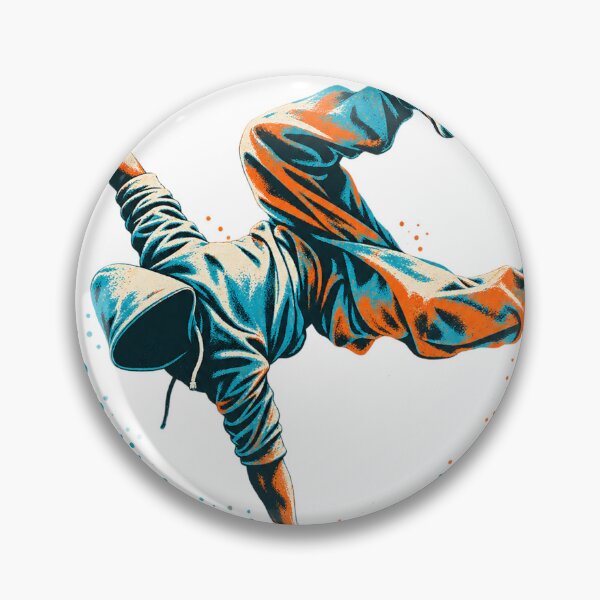 Item preview, Break Circle Retro Dance Silhouette designed and sold by S06PMarketing.