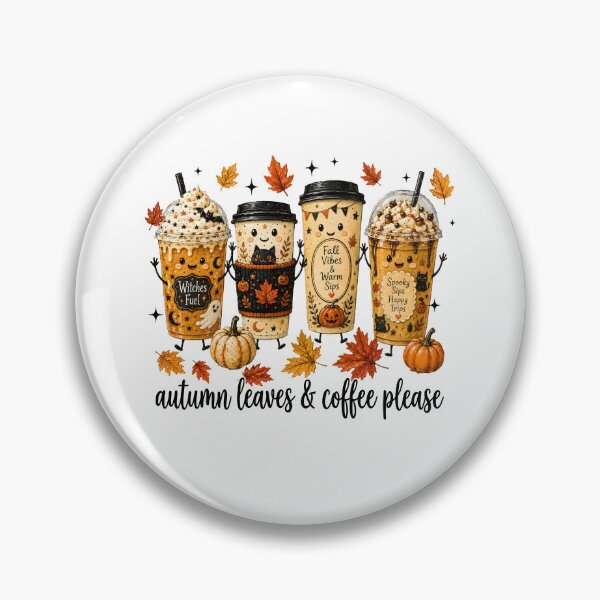 Item preview, Autumn Leaves And Coffee Please designed and sold by kar buncles.