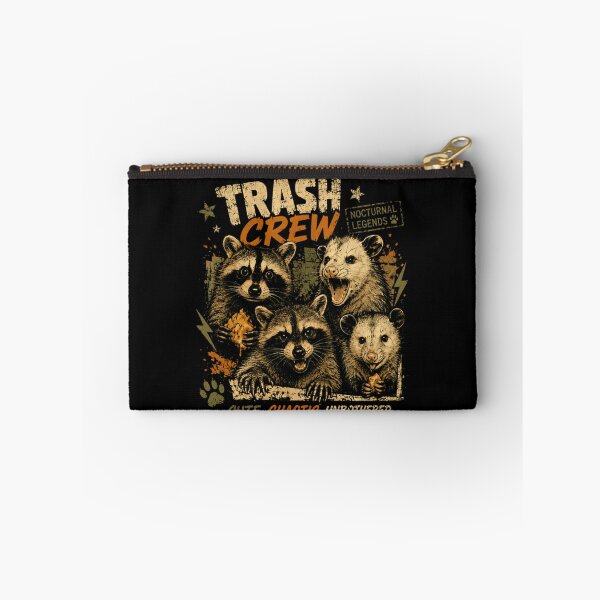 Item preview, Trash Crew Raccoon Opossum Nocturnal Legends Cute Chaotic Unbothered Wildlife Animals designed and sold by JonesFlora2025.