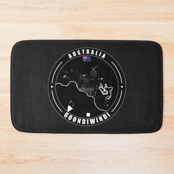 Item preview, Goondiwindi Australia City Map  designed and sold by Thistle-TShop.