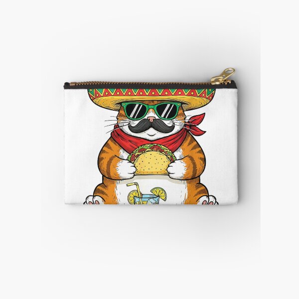 Item preview, Cat Eating Tacos - Taco Lover Mexican Food Cinco de Mayo T-Shirt designed and sold by Badriiiii.