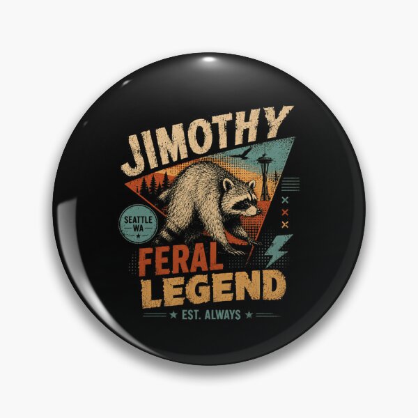 Item preview, Jimothy Feral Legend Seattle Washington Raccoon Urban Wildlife designed and sold by HumansStuck12.