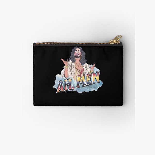 Item preview, Ah Men Funny LGBT Gay Pride Jesus Rainbow Flag Christian  designed and sold by popfleurs.