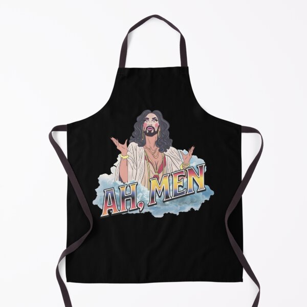 Item preview, Ah Men Funny LGBT Gay Pride Jesus Rainbow Flag Christian  designed and sold by popfleurs.