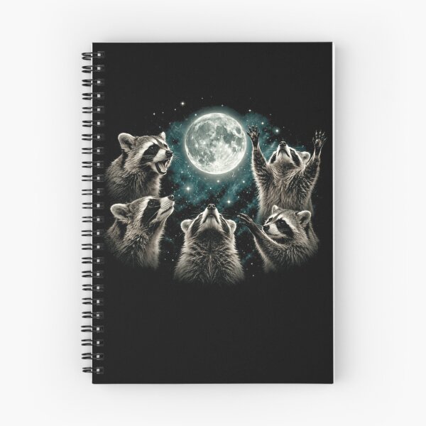 Item preview, Raccoons Full Moon Night Sky Wildlife Lover designed and sold by JonesFlora2025.