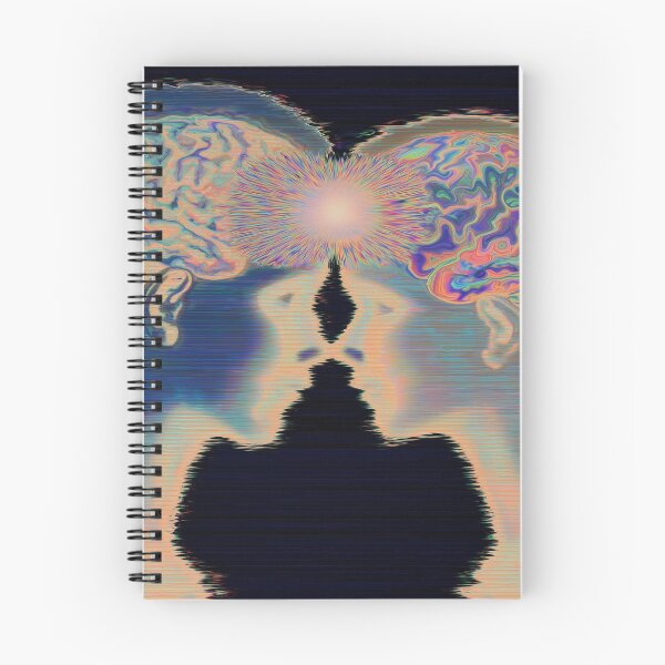 Item preview, Connected Two Minds Psychedelic Silhouette Art designed and sold by MongLongStudio.