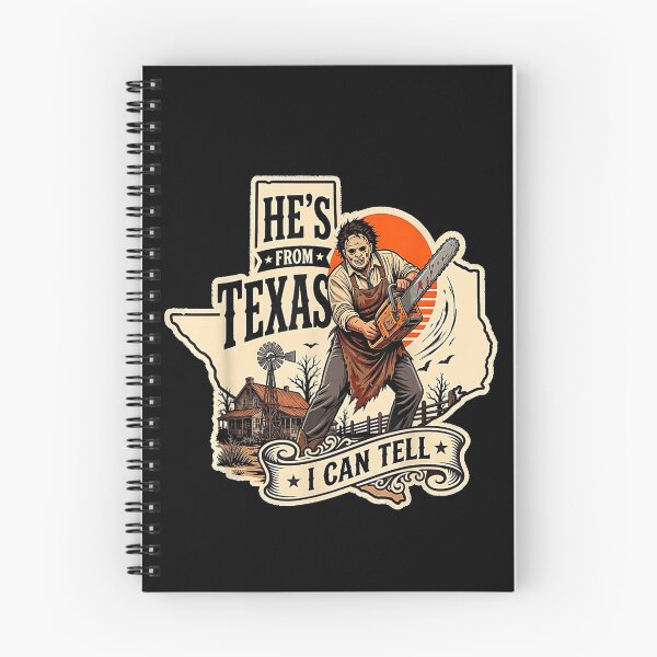 Item preview, Hes from Texas I Can Tell Chainsaw Horror Halloween designed and sold by PonyRoniku.