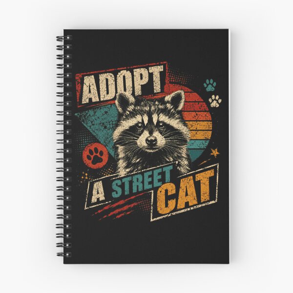Item preview, Adopt A Street Cat Raccoon Wildlife Animal Humor designed and sold by HumansStuck12.