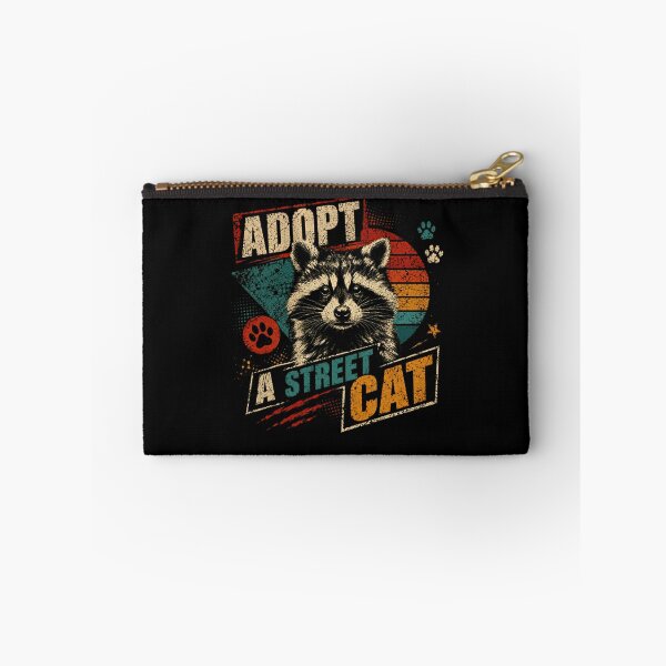 Item preview, Adopt A Street Cat Raccoon Wildlife Animal Humor designed and sold by HumansStuck12.